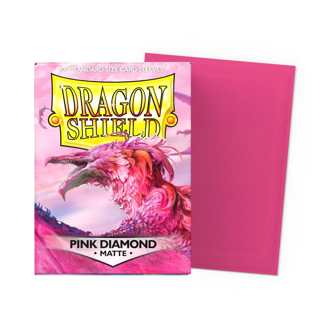 Dragon Shield - Standard Size Matte - Pink Diamond