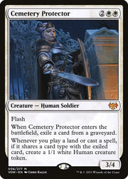 Cemetery Protector front