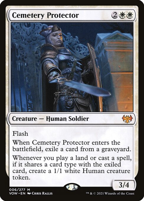 Cemetery Protector front