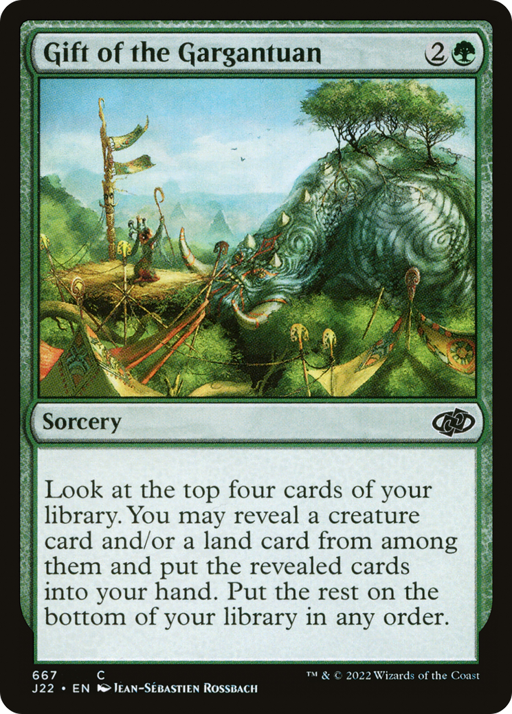 Gift of the Gargantuan (J22) 667 - WZRD TCG