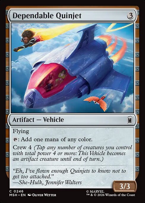Dependable Quinjet
