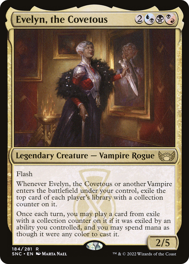 Evelyn, the Covetous (SNC) 184 - WZRD TCG