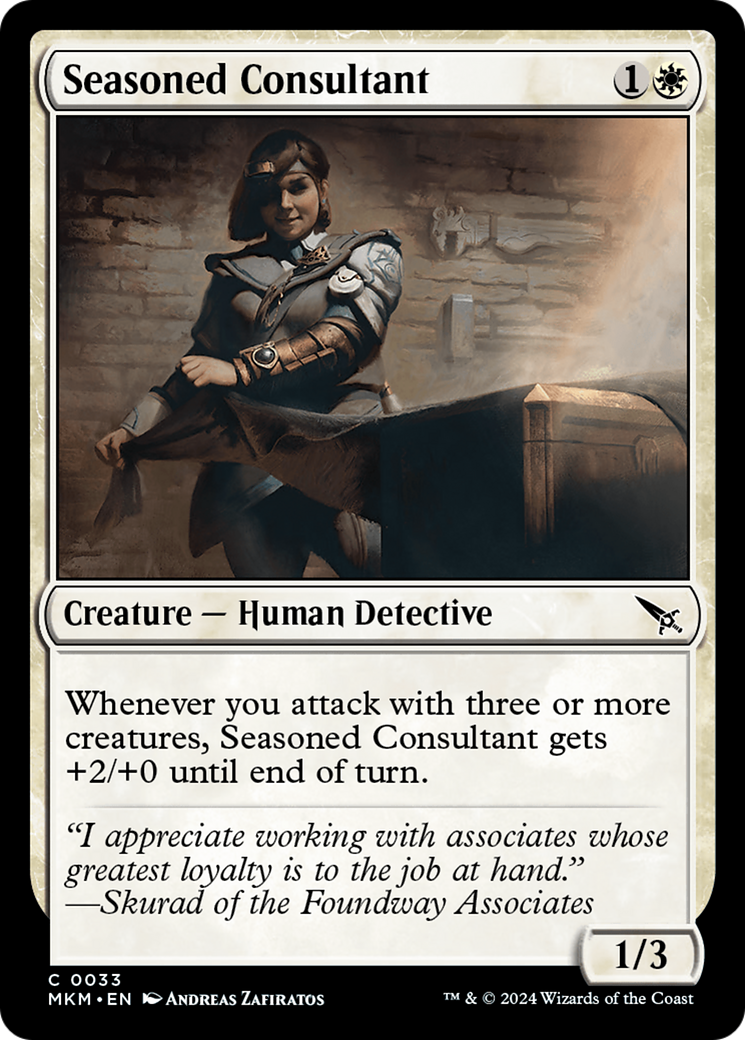 Seasoned Consultant (MKM) 33 - WZRD TCG