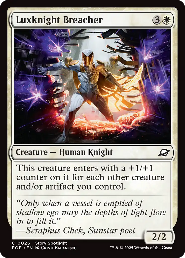 Luxknight Breacher (EOE) 26 - WZRD TCG