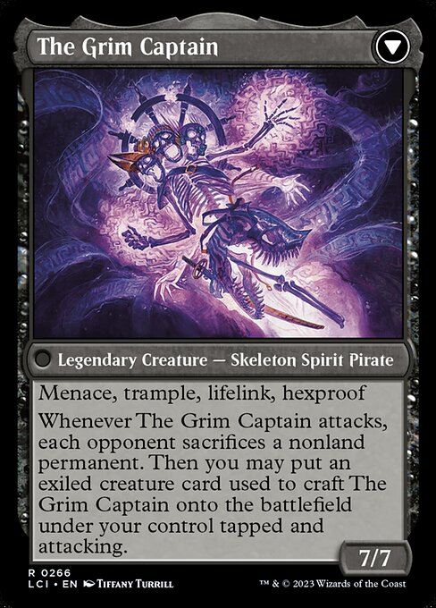 Throne of the Grim Captain // The Grim Captain (Back)