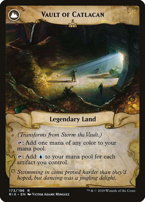 Storm the Vault // Vault of Catlacan (Back)