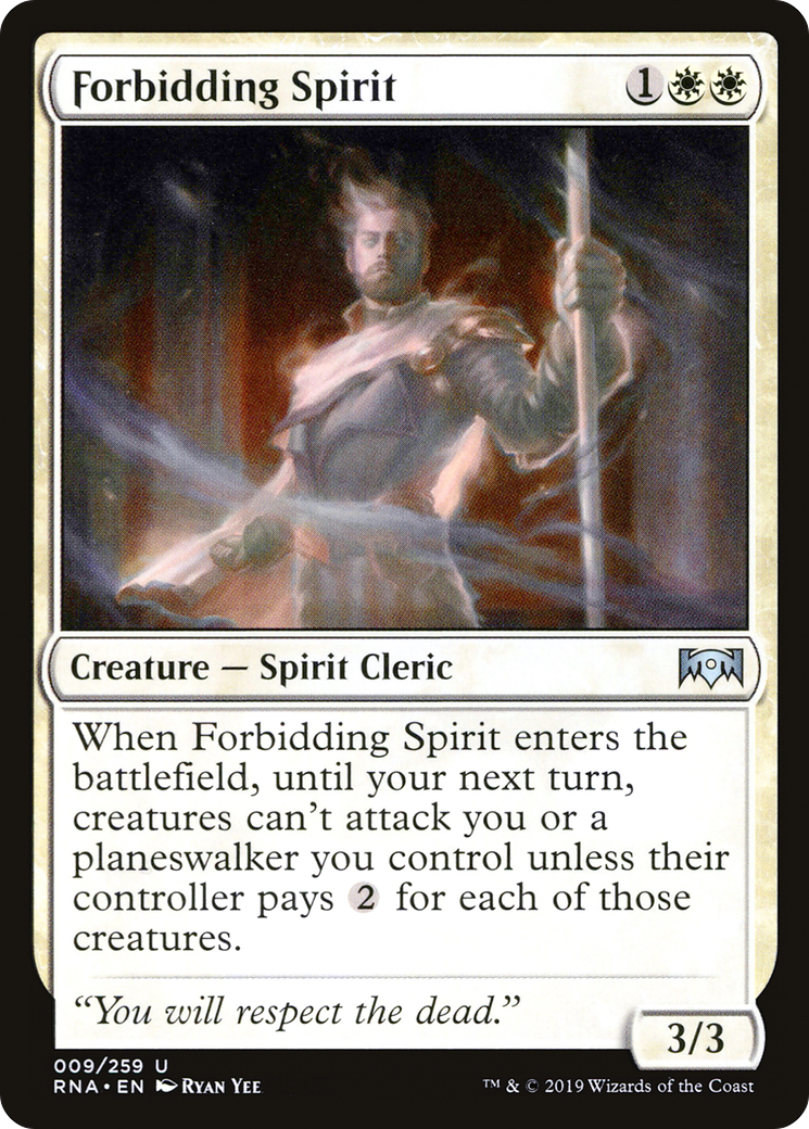 Forbidding Spirit (RNA) 9 - WZRD TCG