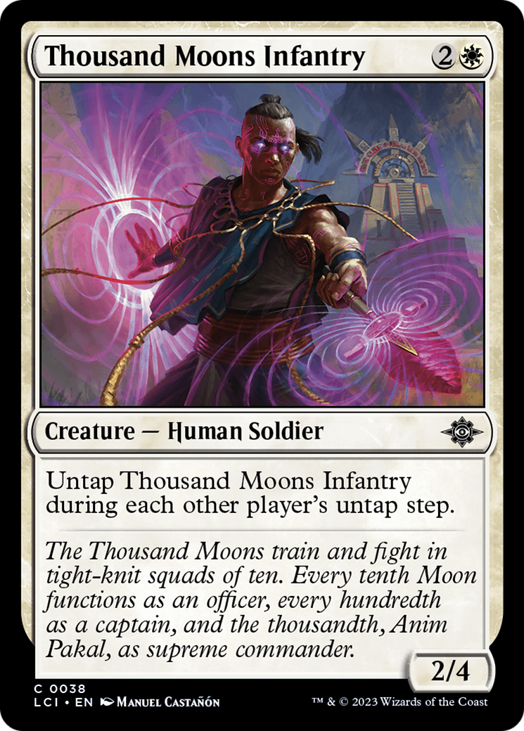 Thousand Moons Infantry (LCI) 38 - WZRD TCG