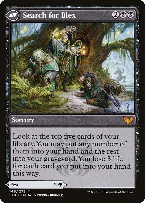 Blex, Vexing Pest // Search for Blex (Back)