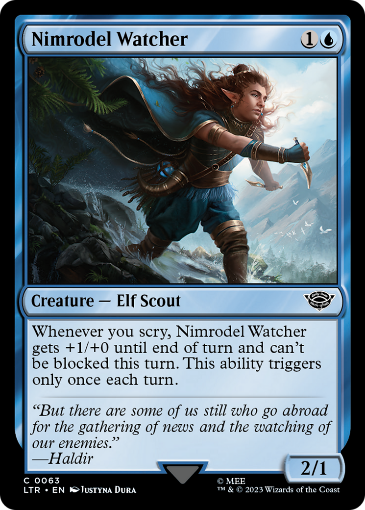 Nimrodel Watcher (LTR) 63 - WZRD TCG