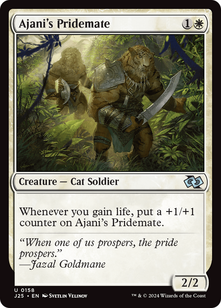 Ajani's Pridemate (J25) 158 - WZRD TCG