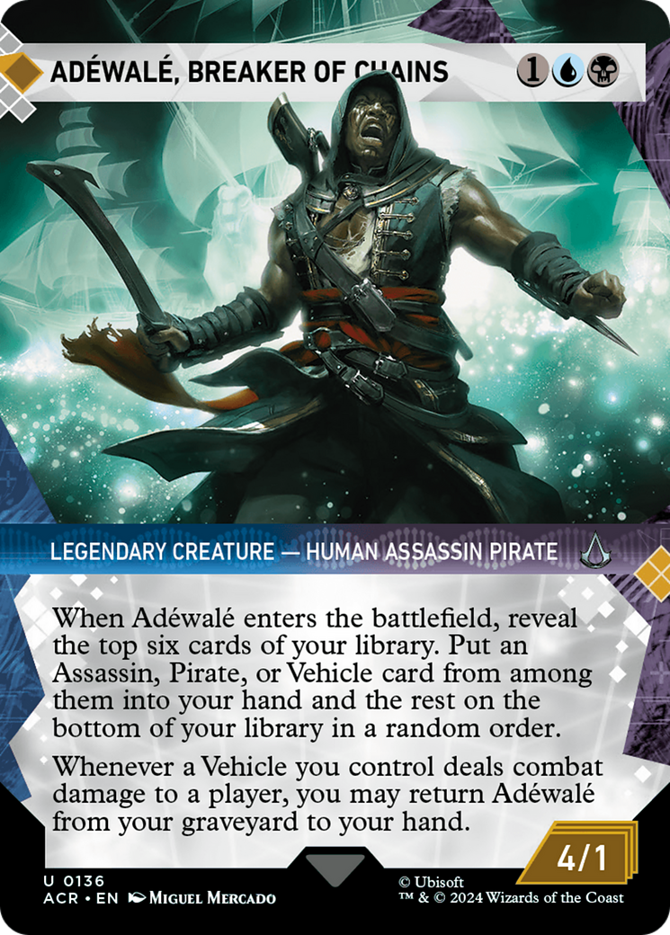 Adéwalé, Breaker of Chains (ACR) 136 - WZRD TCG
