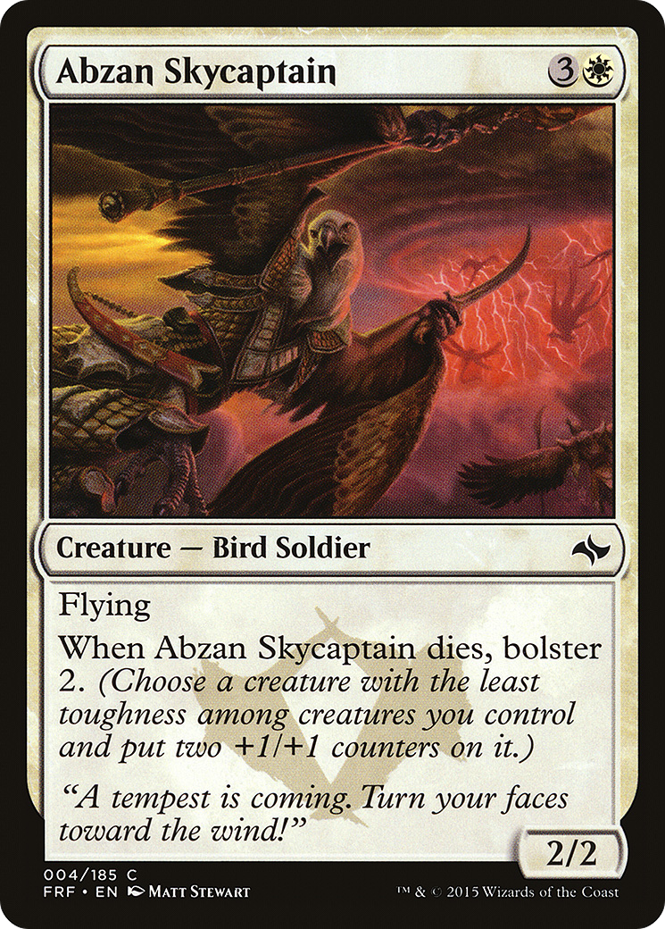 Abzan Skycaptain (FRF) 4 - WZRD TCG