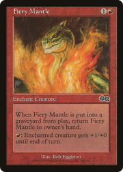 Fiery Mantle (USG) 186 - WZRD TCG