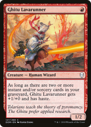 Ghitu Lavarunner (DOM) 127 - WZRD TCG