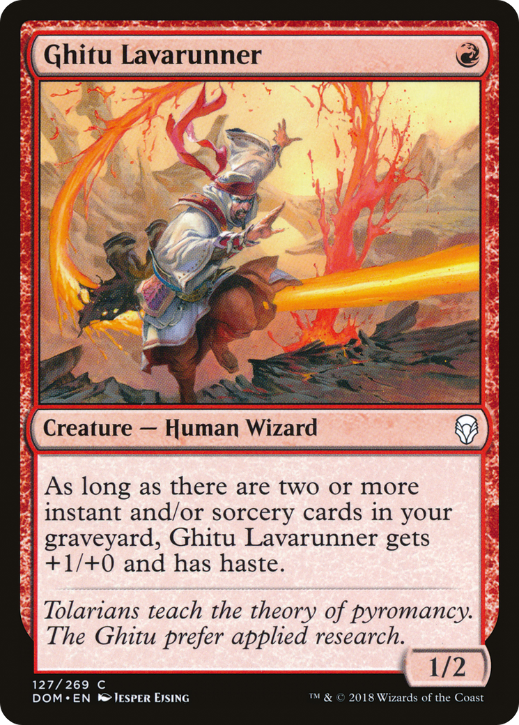 Ghitu Lavarunner (DOM) 127 - WZRD TCG