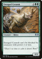 Enraged Ceratok (RNA) 125 - WZRD TCG