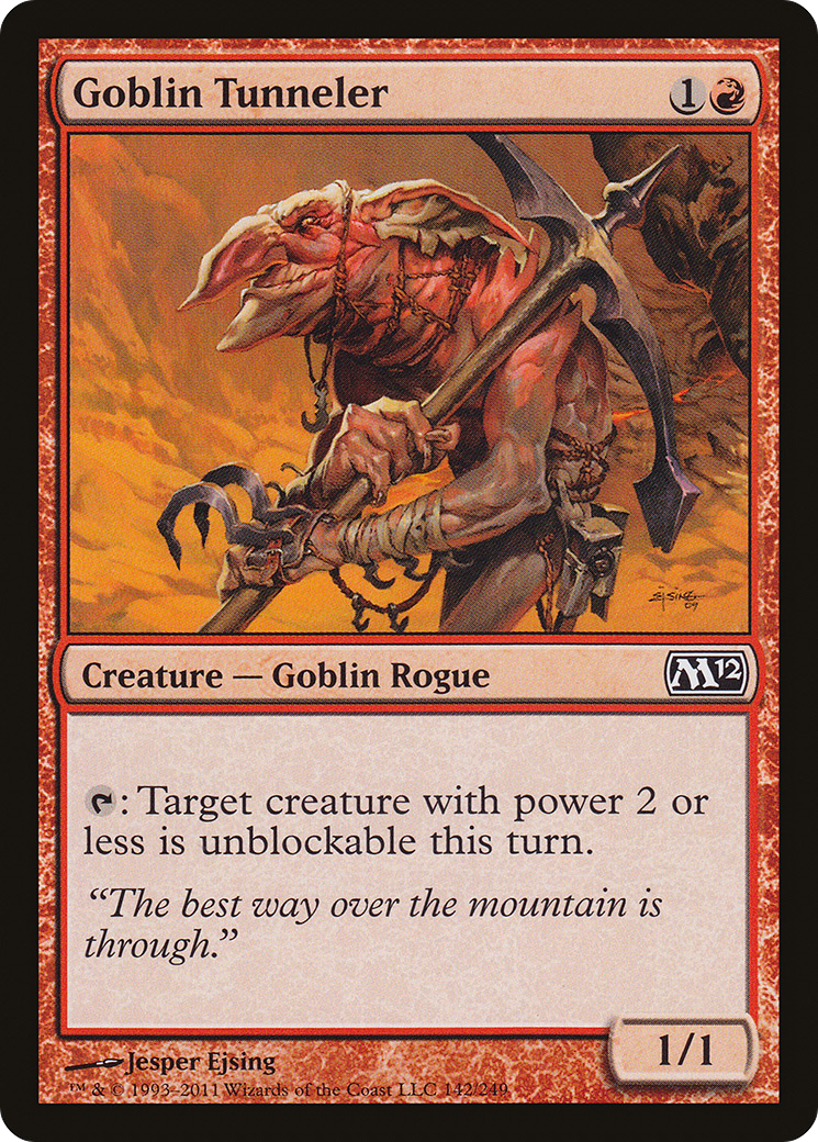 Goblin Tunneler (M12) 142 - WZRD TCG