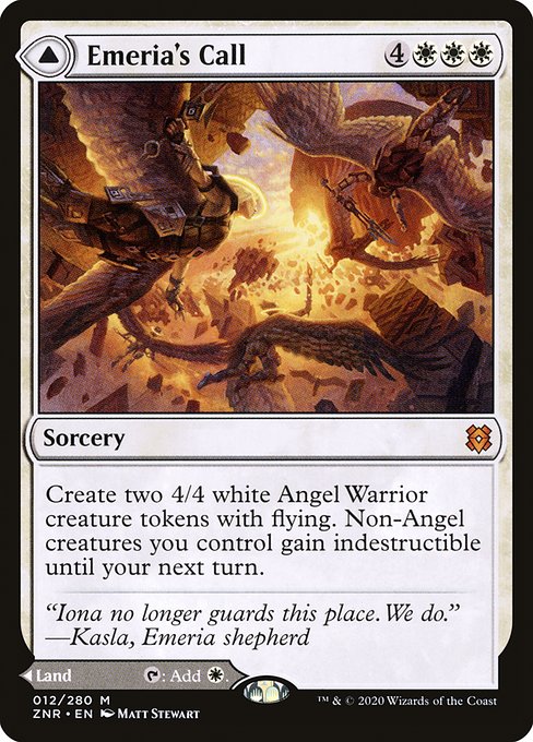 Emeria's Call // Emeria, Shattered Skyclave front