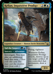 Kellan, Inquisitive Prodigy // Tail the Suspect (MKM) 212
