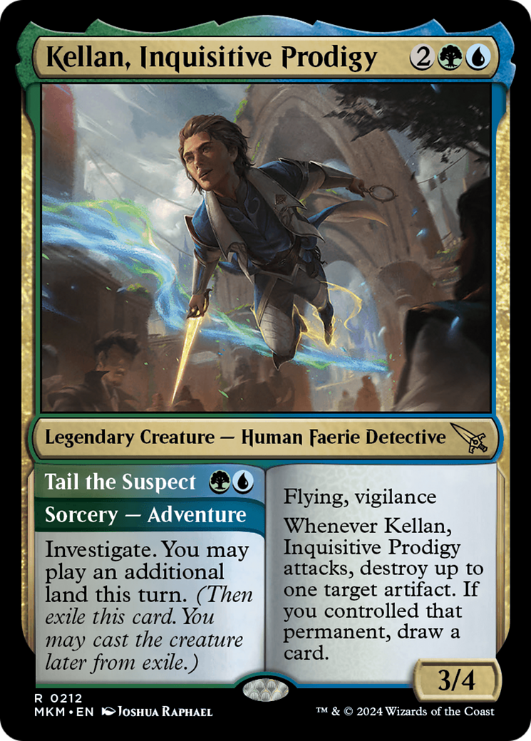 Kellan, Inquisitive Prodigy // Tail the Suspect (MKM) 212
