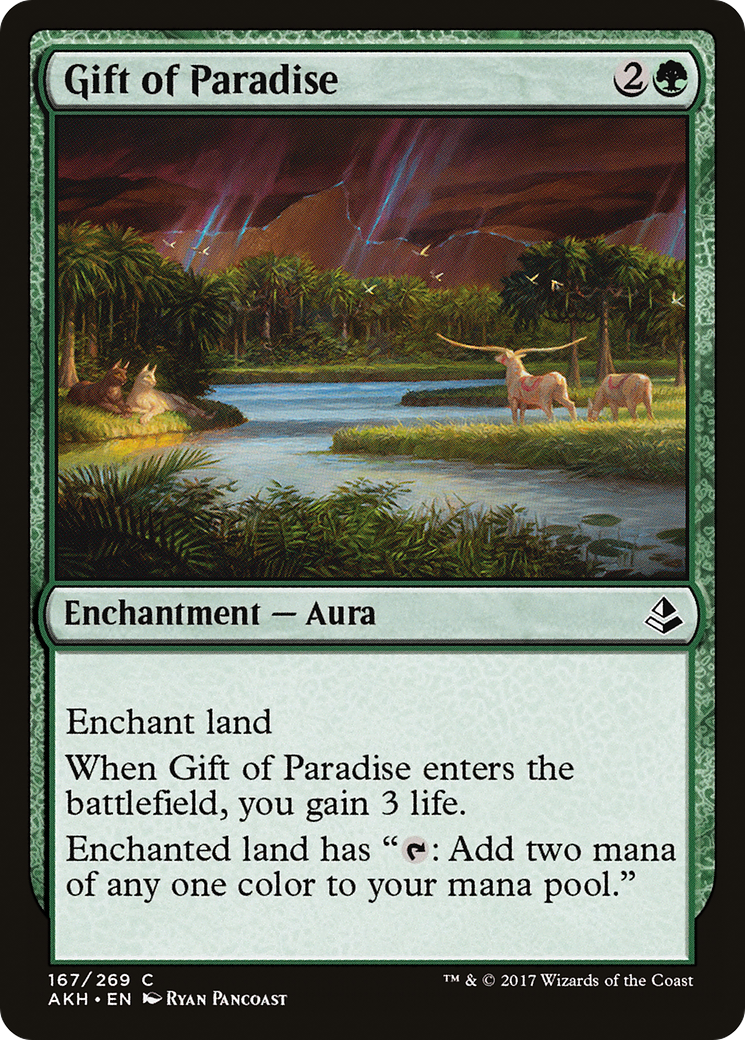 Gift of Paradise (AKH) 167 - WZRD TCG
