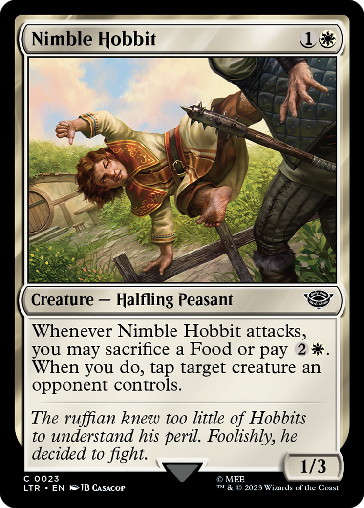 Nimble Hobbit (LTR) 23 - WZRD TCG