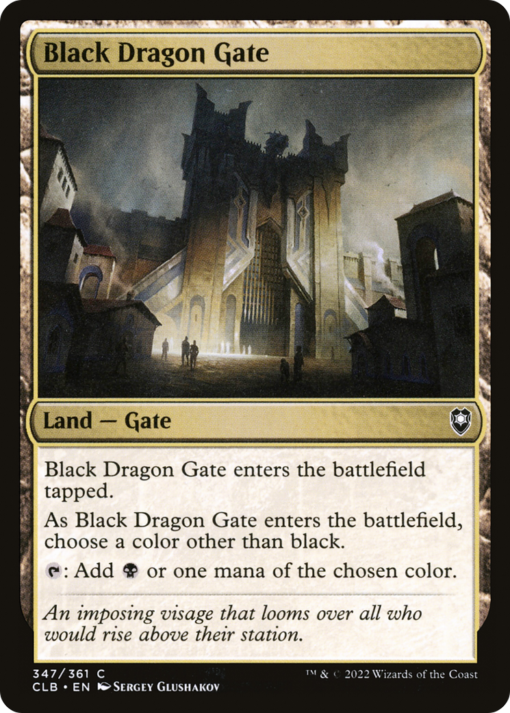 Black Dragon Gate (CLB) 347