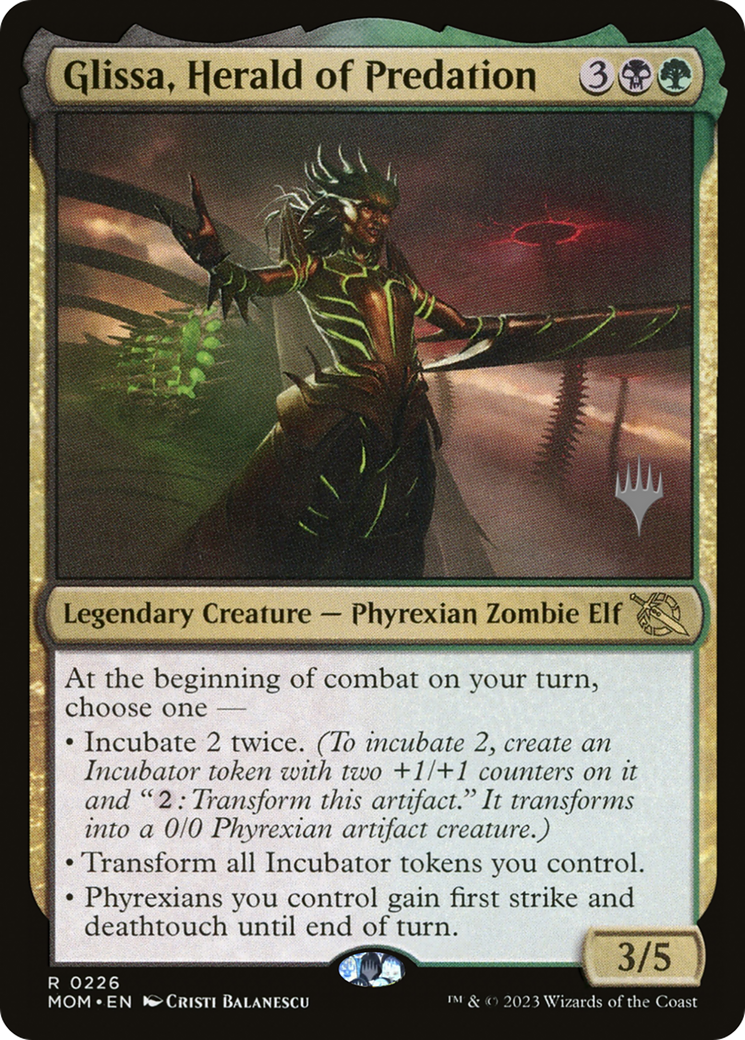 Glissa, Herald of Predation (PMOM) 226p - WZRD TCG
