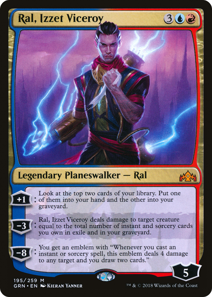 Ral, Izzet Viceroy (GRN) 195 - WZRD TCG