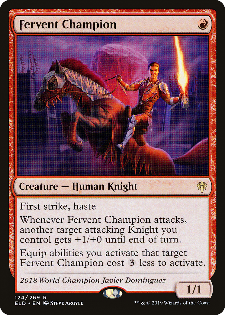 Fervent Champion (ELD) 124