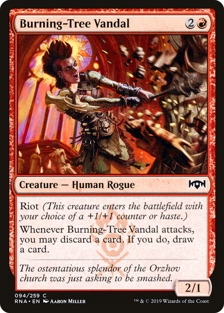 Burning-Tree Vandal (RNA) 94 - WZRD TCG