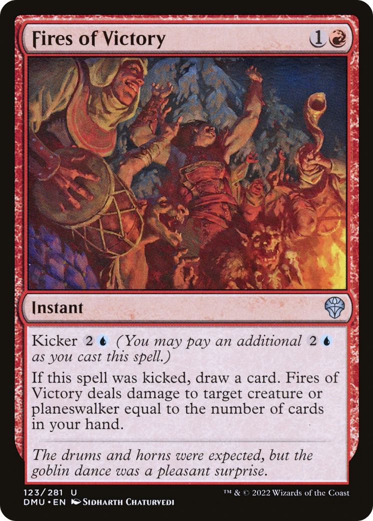 Fires of Victory (DMU) 123 - WZRD TCG