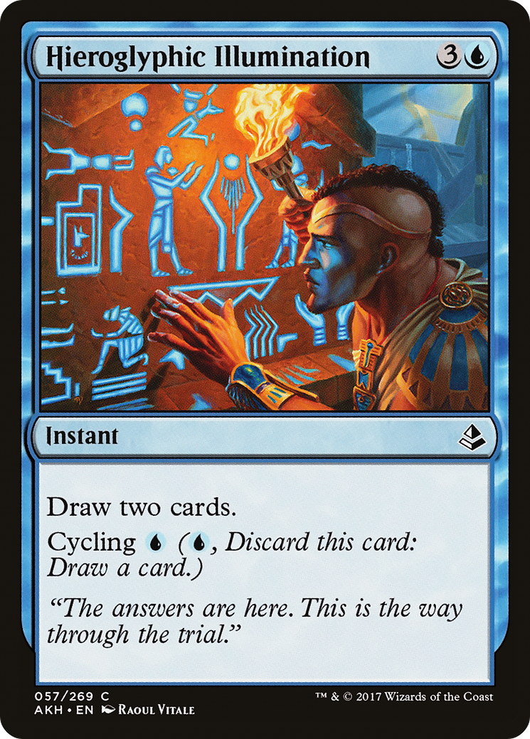 Hieroglyphic Illumination (AKH) 57 - WZRD TCG