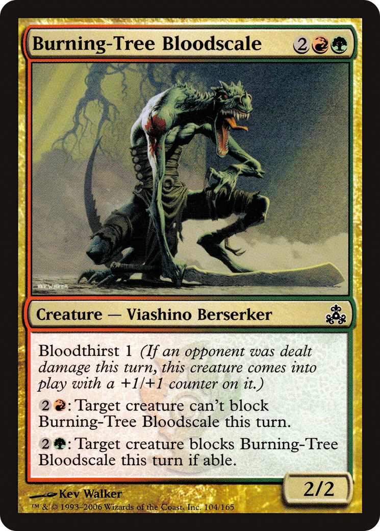 Burning-Tree Bloodscale (GPT) 104 - WZRD TCG