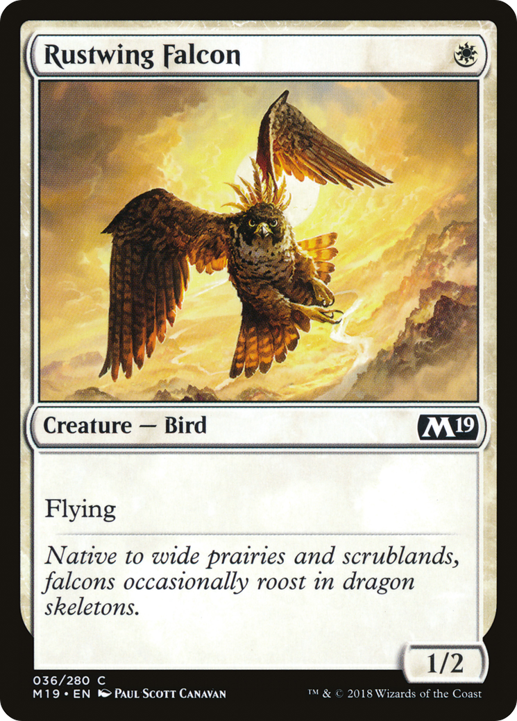 Rustwing Falcon (M19) 36 - WZRD TCG
