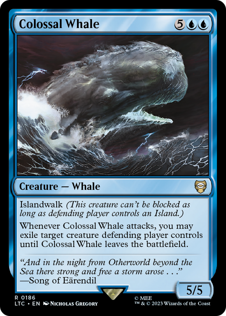 Colossal Whale (LTC) 186 - WZRD TCG