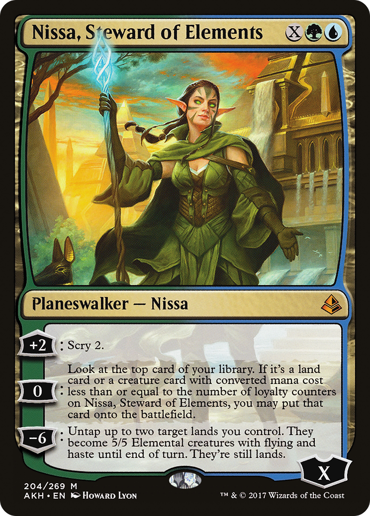 Nissa, Steward of Elements (AKH) 204