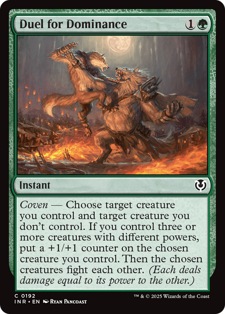 Duel for Dominance (INR) 192 - WZRD TCG