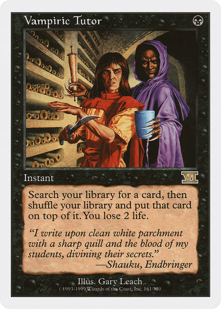 Vampiric Tutor (6ED) 161