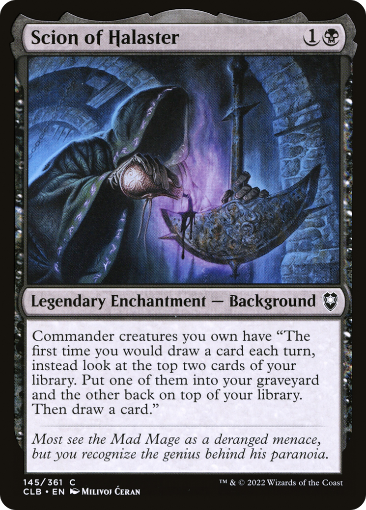 Scion of Halaster (CLB) 145 - WZRD TCG