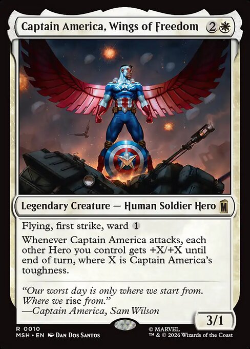 Captain America, Wings of Freedom