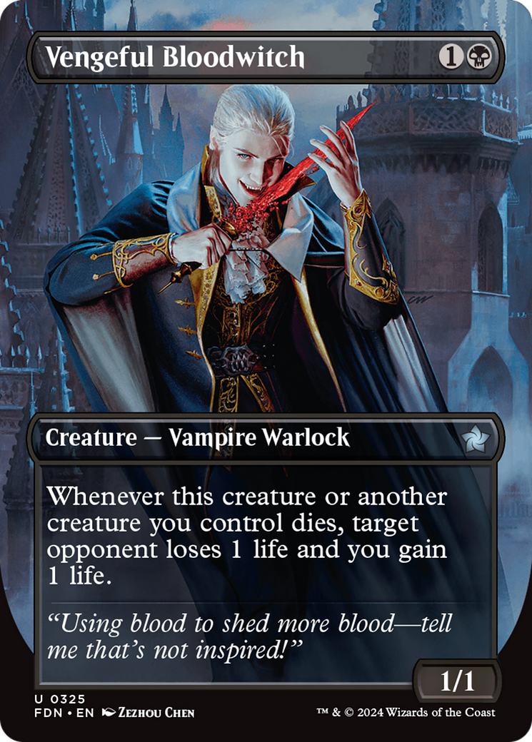 Vengeful Bloodwitch (FDN) 325 - WZRD TCG