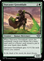 Outcaster Greenblade (OTJ) 172 - WZRD TCG
