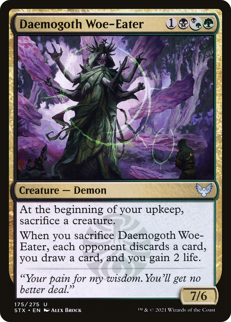 Daemogoth Woe-Eater (STX) 175 - WZRD TCG