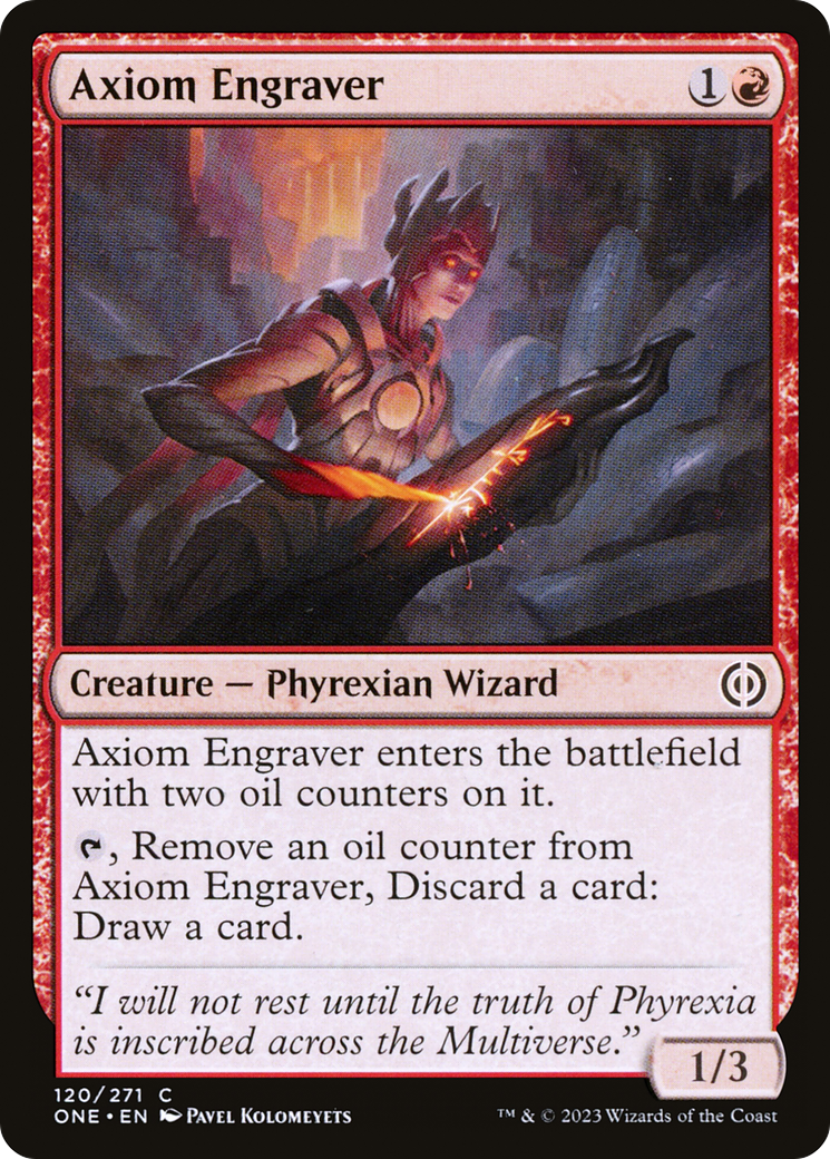 Axiom Engraver (ONE) 120 - WZRD TCG