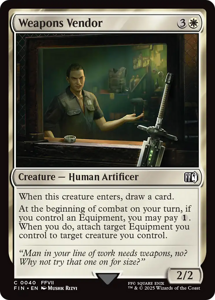 Weapons Vendor (FIN) 40
