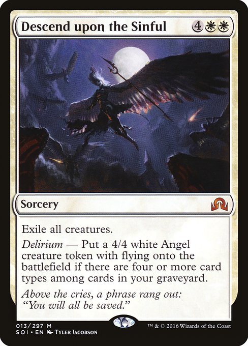 Descend upon the Sinful front