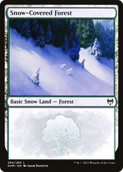 Snow-Covered Forest (KHM) 284 - WZRD TCG