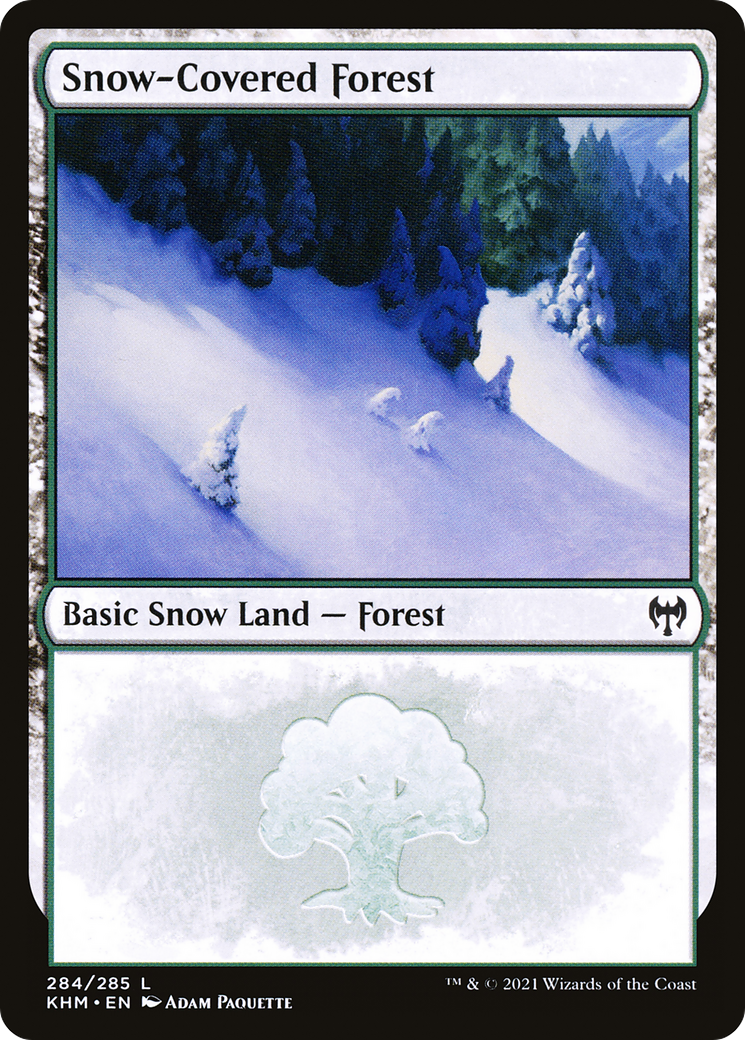 Snow-Covered Forest (KHM) 284 - WZRD TCG